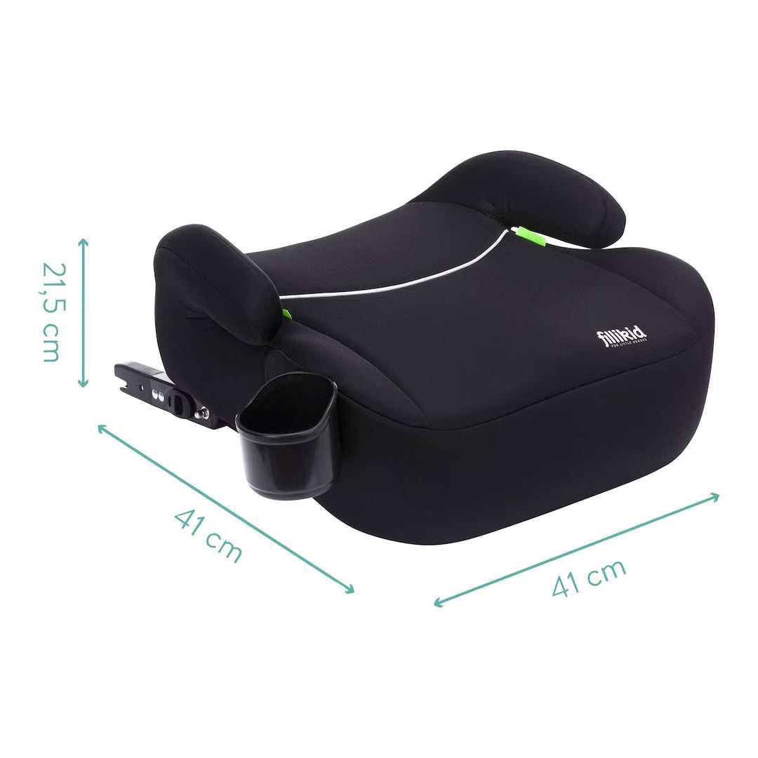 Sitzerhöhung Deluxe mit Isofix (schwarz)