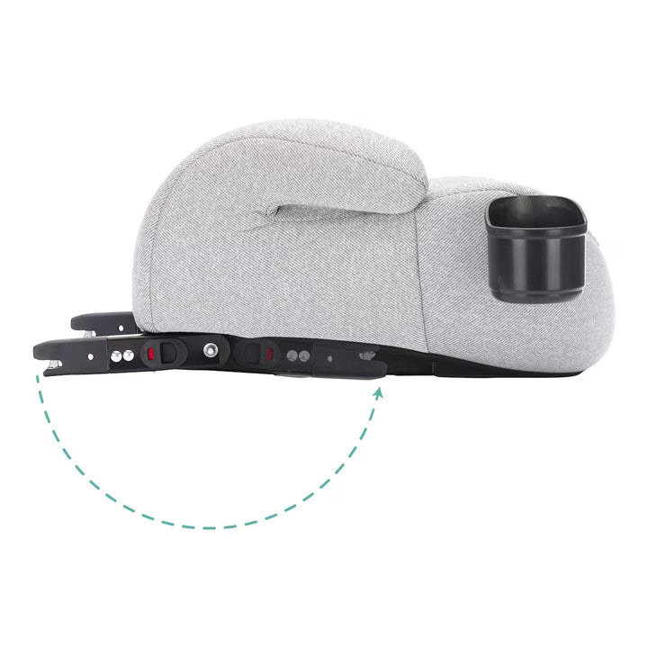 Sitzerhöhung Deluxe mit Isofix (grau)