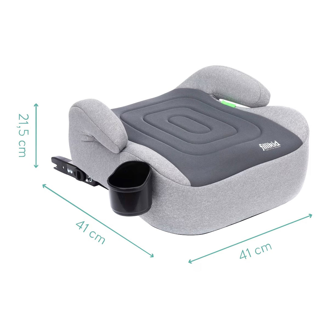 Sitzerhöhung Deluxe mit Isofix (grau)