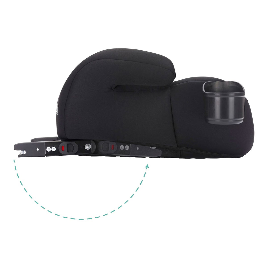 Sitzerhöhung Deluxe mit Isofix (schwarz)