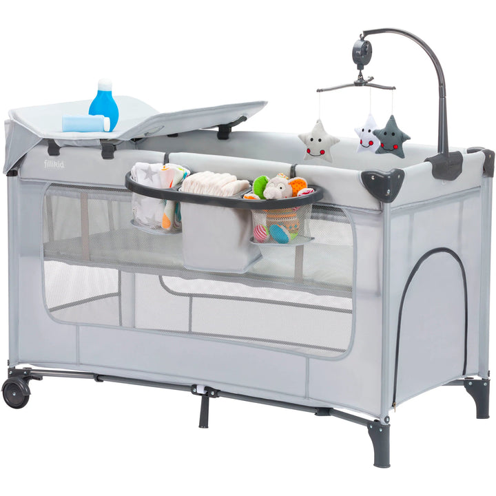 Travel cot Complete (grey)