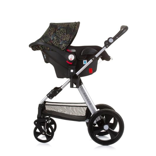 Kombikinderwagen Set 3-in-1 (leaves)