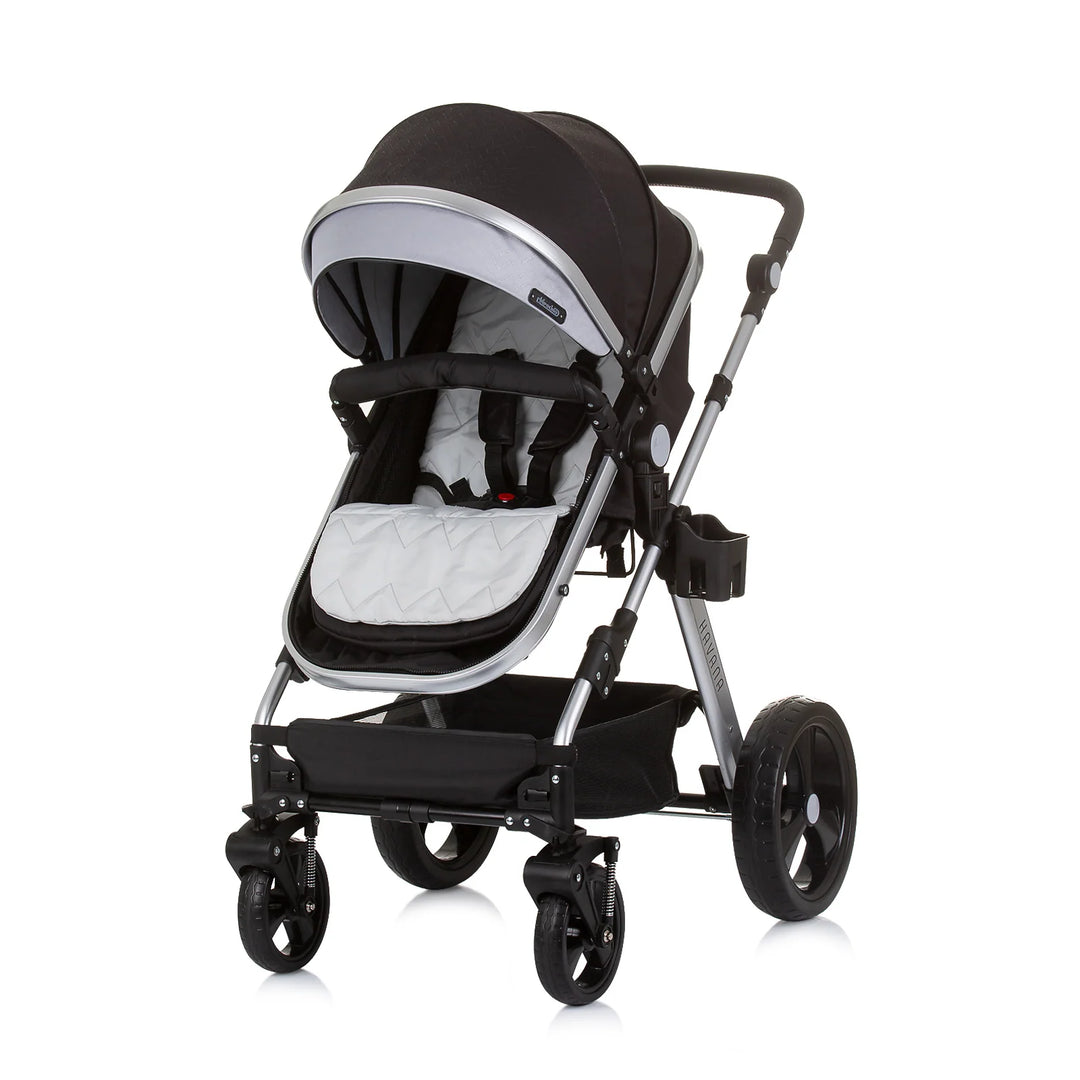 Kombikinderwagen Set 3-in-1 (silver/black)