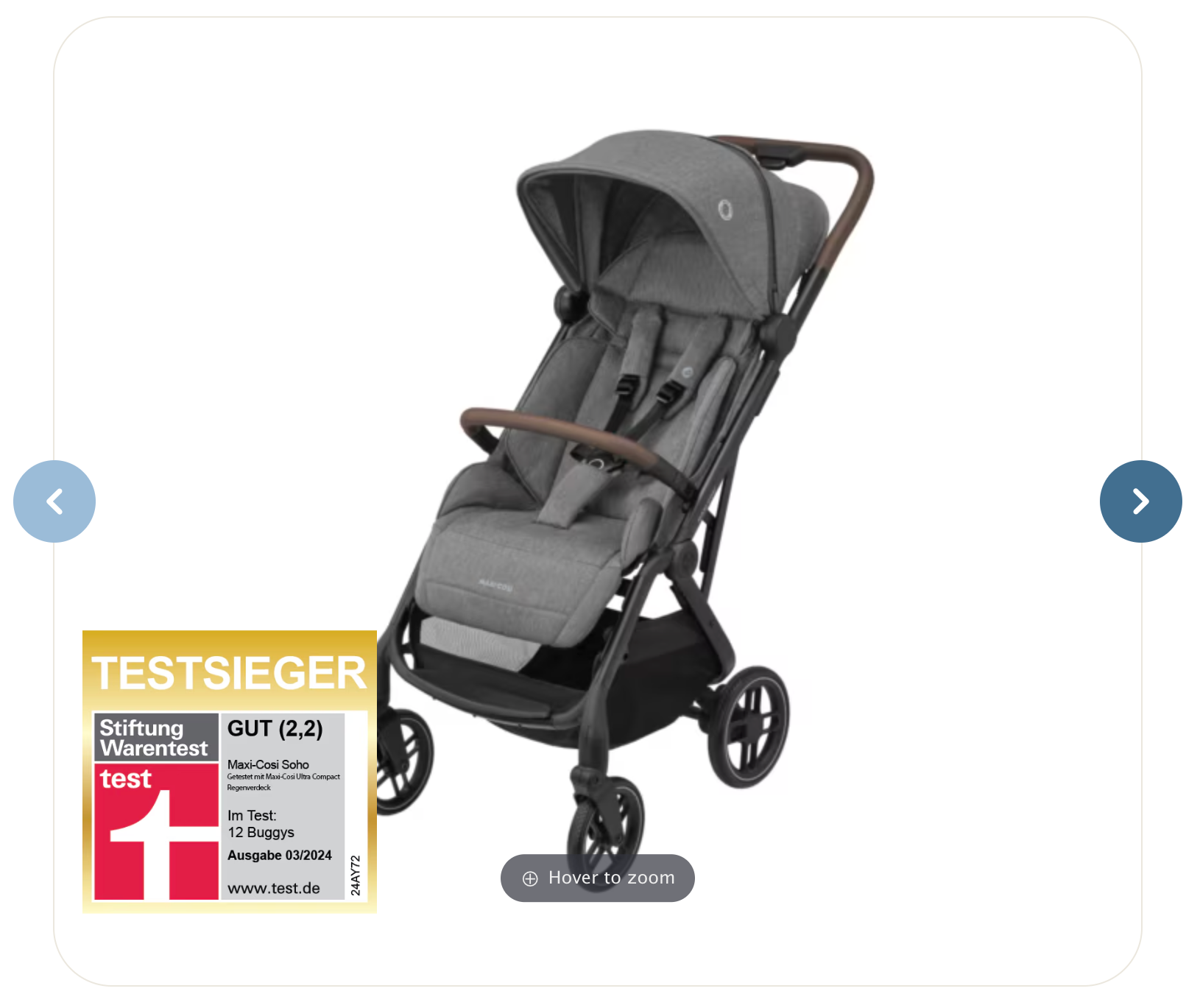 Maxi Cosi Soho Buggy - Testsieger Reisebuggy