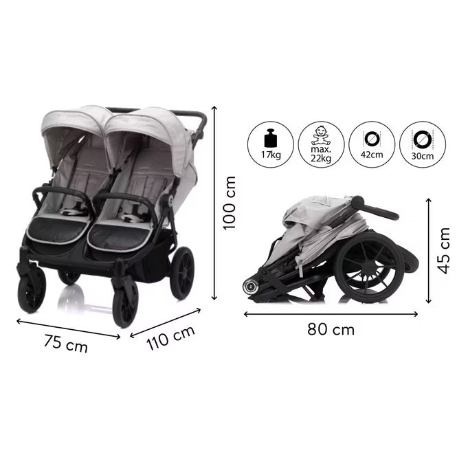 Fillikid Duo (gray melange)