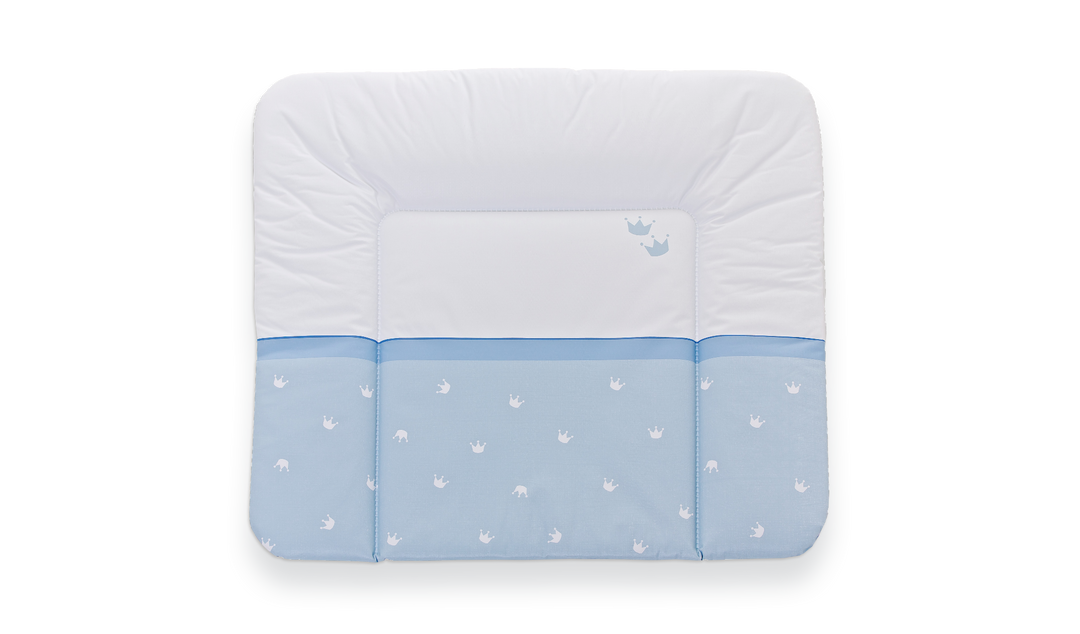 Wickelauflage krone blau