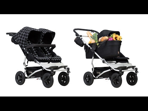 Mountainbuggy Duet Set inkl. Twin Carrycot+ (herringbone)