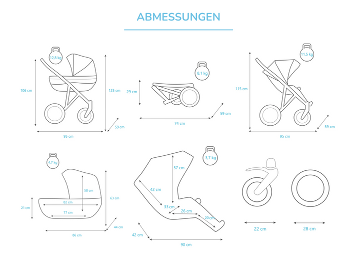 Kunert Lazzio 10 pcs. Set (gray melange)