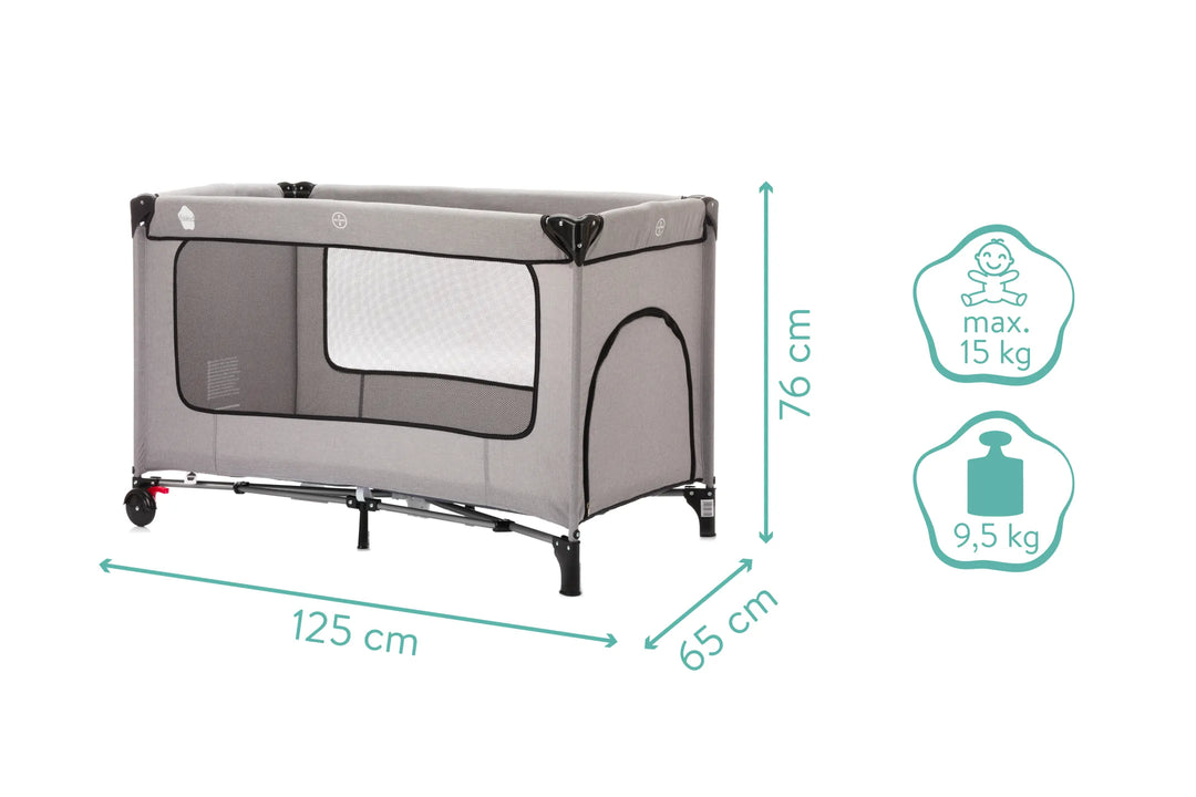 Travel cot Complete (anthracite) 