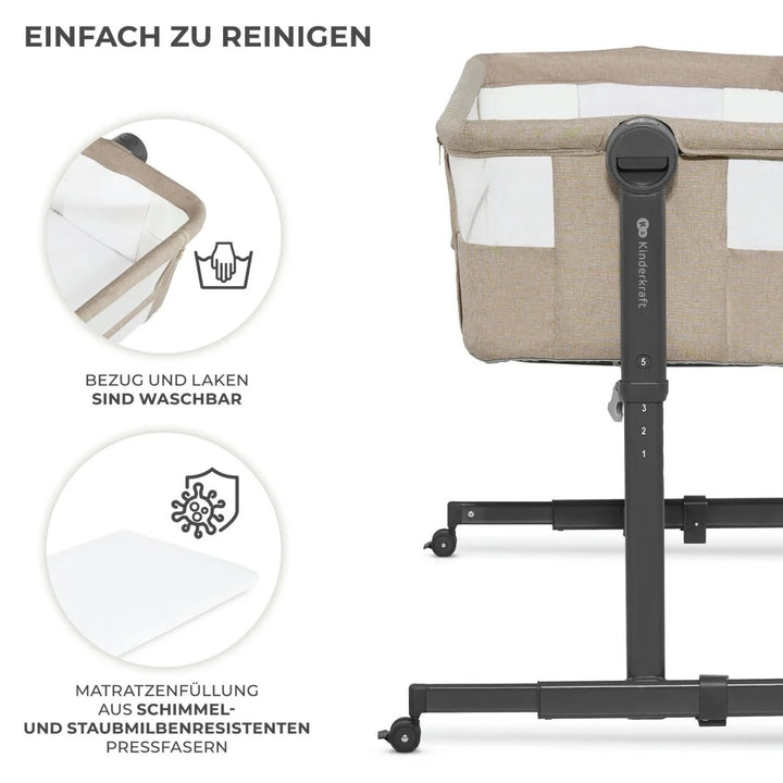 Beistellbett Neste Up (beige)