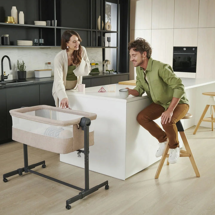Beistellbett Neste Up (grau)