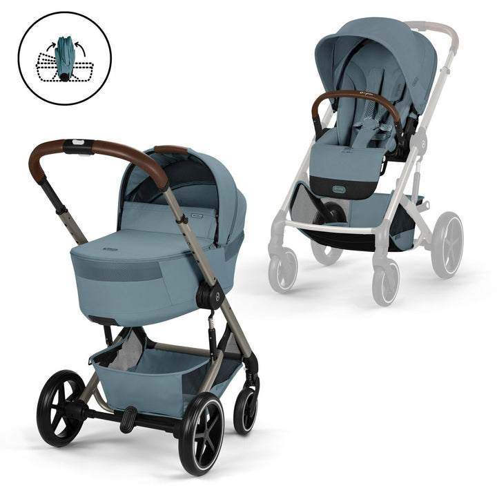 Cybex Balios S Lux Set incl. Cot S + Adapter + Rain Cover