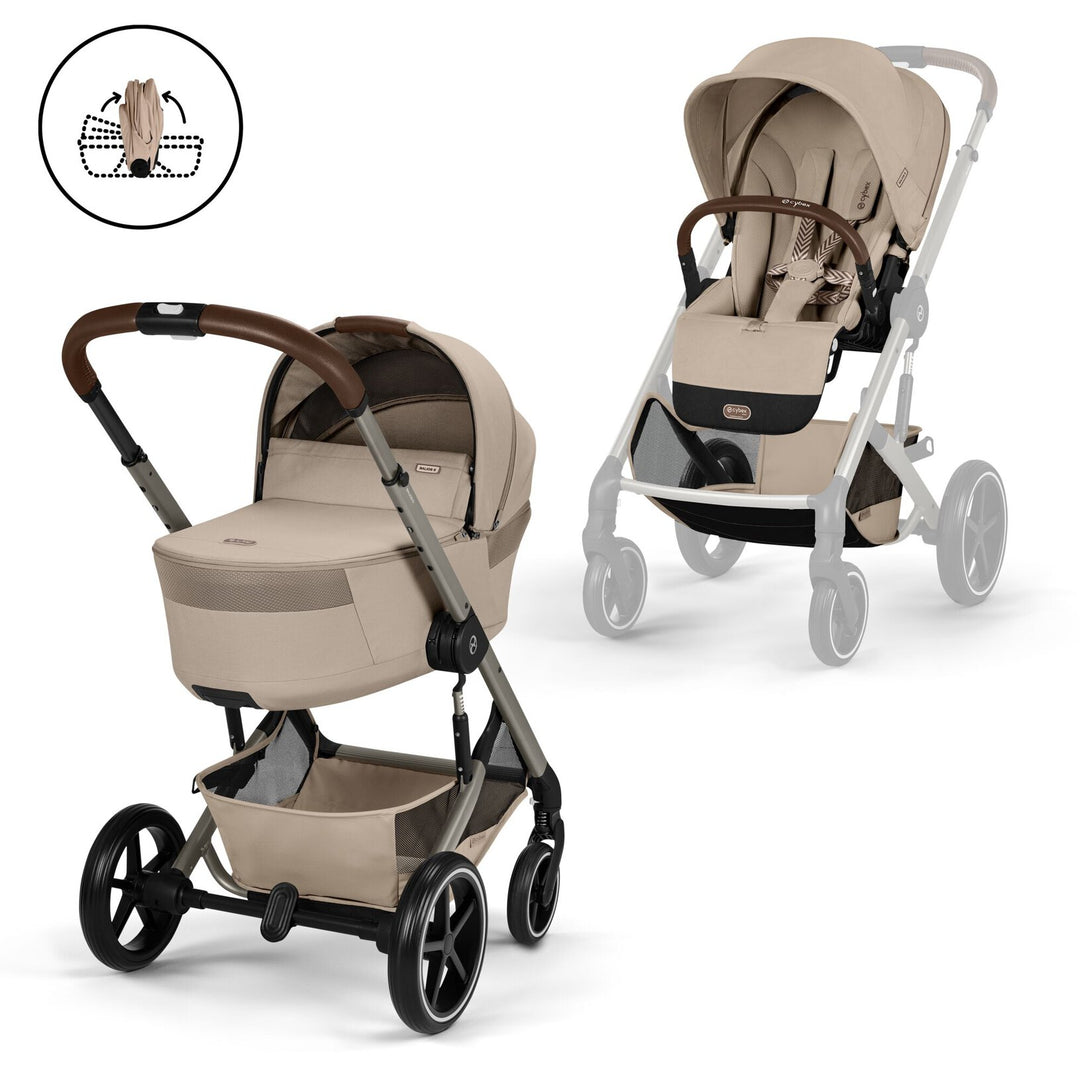 Cybex Balios S Lux Set incl. Cot S + Adapter + Rain Cover
