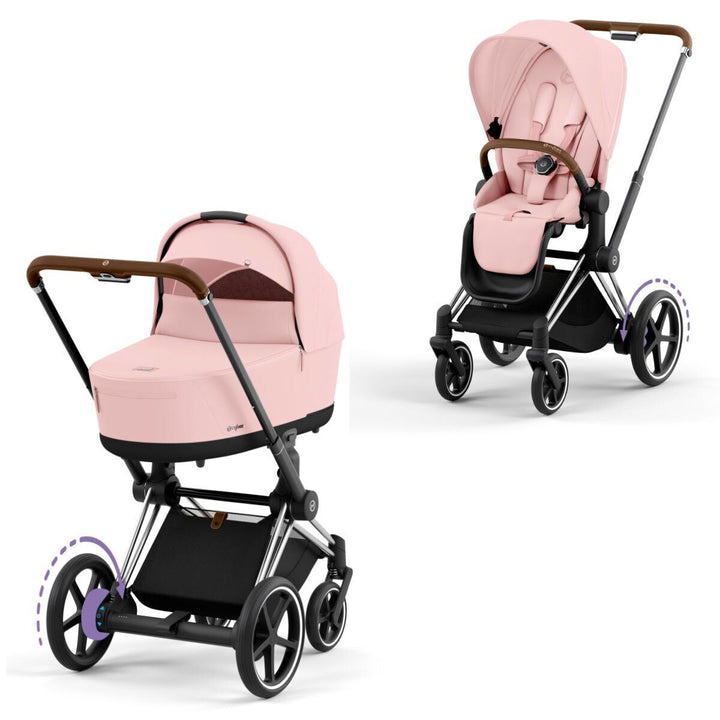 Cybex Priam Set CHROME / BRAUN (diverse Farben)