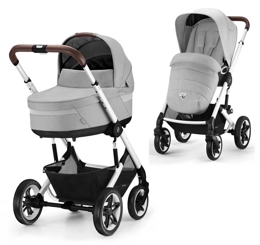 Cybex Talos S Lux + Cot S + Adapter + Regenverdeck (diverse Farben) - new Generation