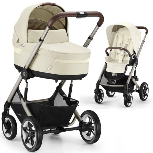 Cybex Talos S Lux + Cot S + Adapter + Regenverdeck (diverse Farben) - new Generation