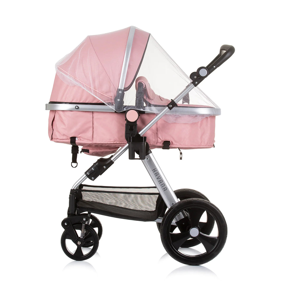Kombikinderwagen Set 3-in-1 (rose)