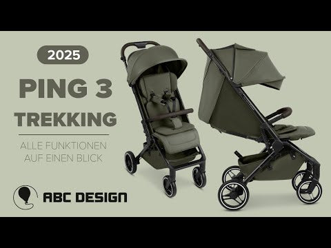 ABC Design Ping 3 Trekking inkl. Regenverdeck (diverse Farben)