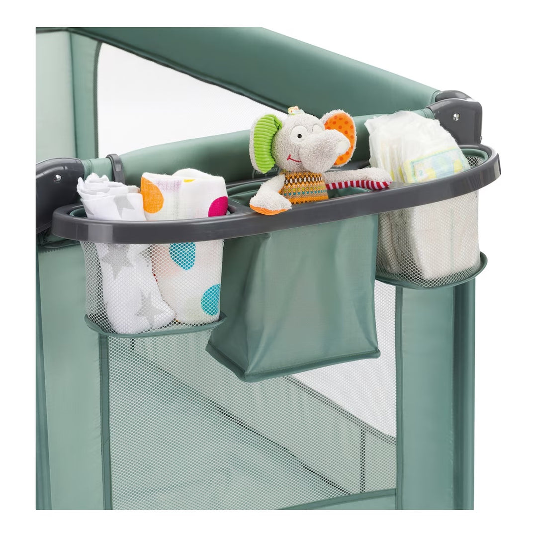 All-in-one travel cot (grey)