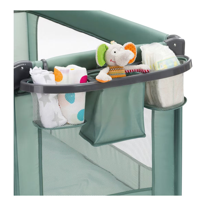 All-in-one travel cot (grey)