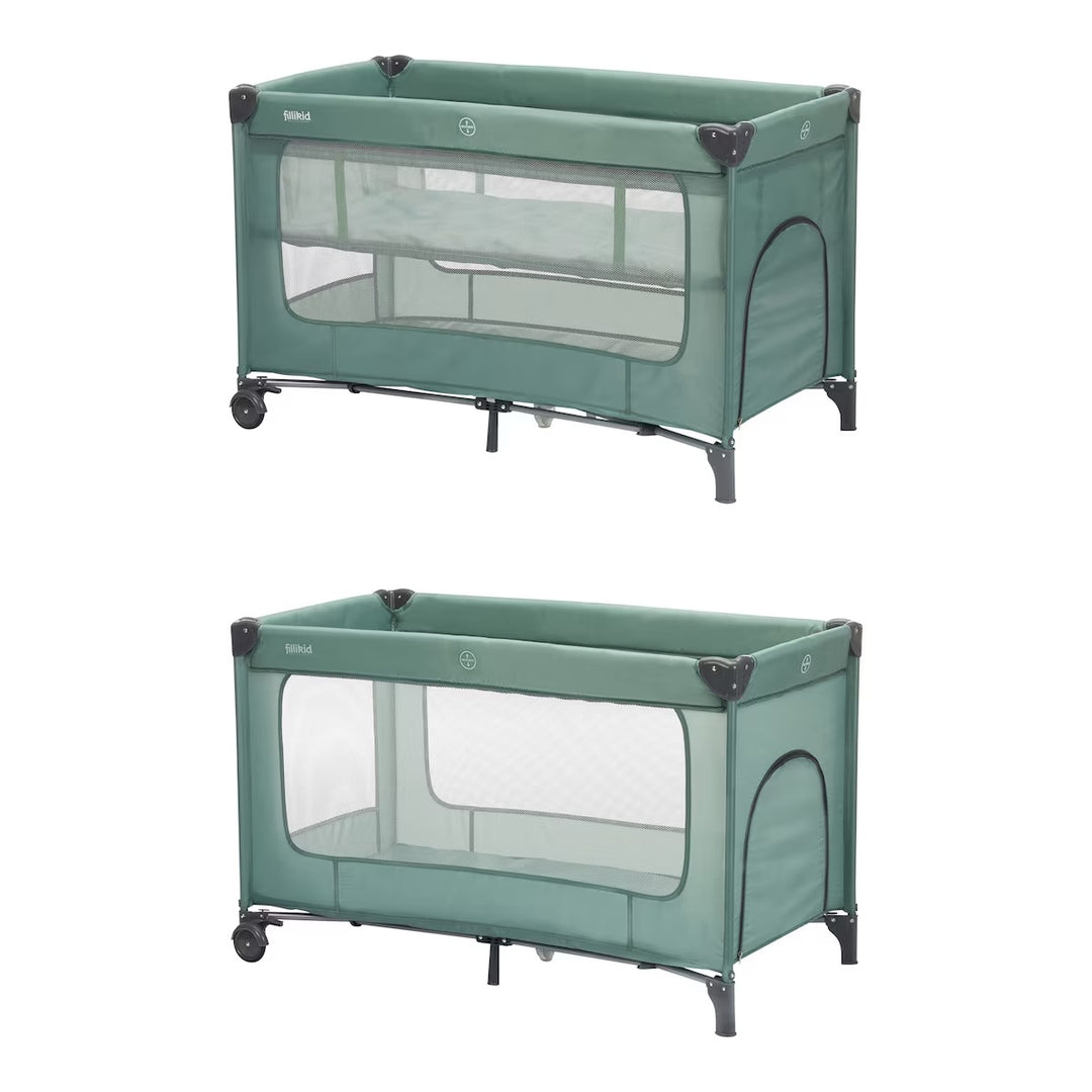 All-in-one travel cot (grey)