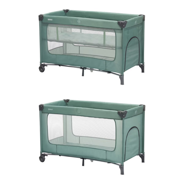 All-in-one travel cot (grey)