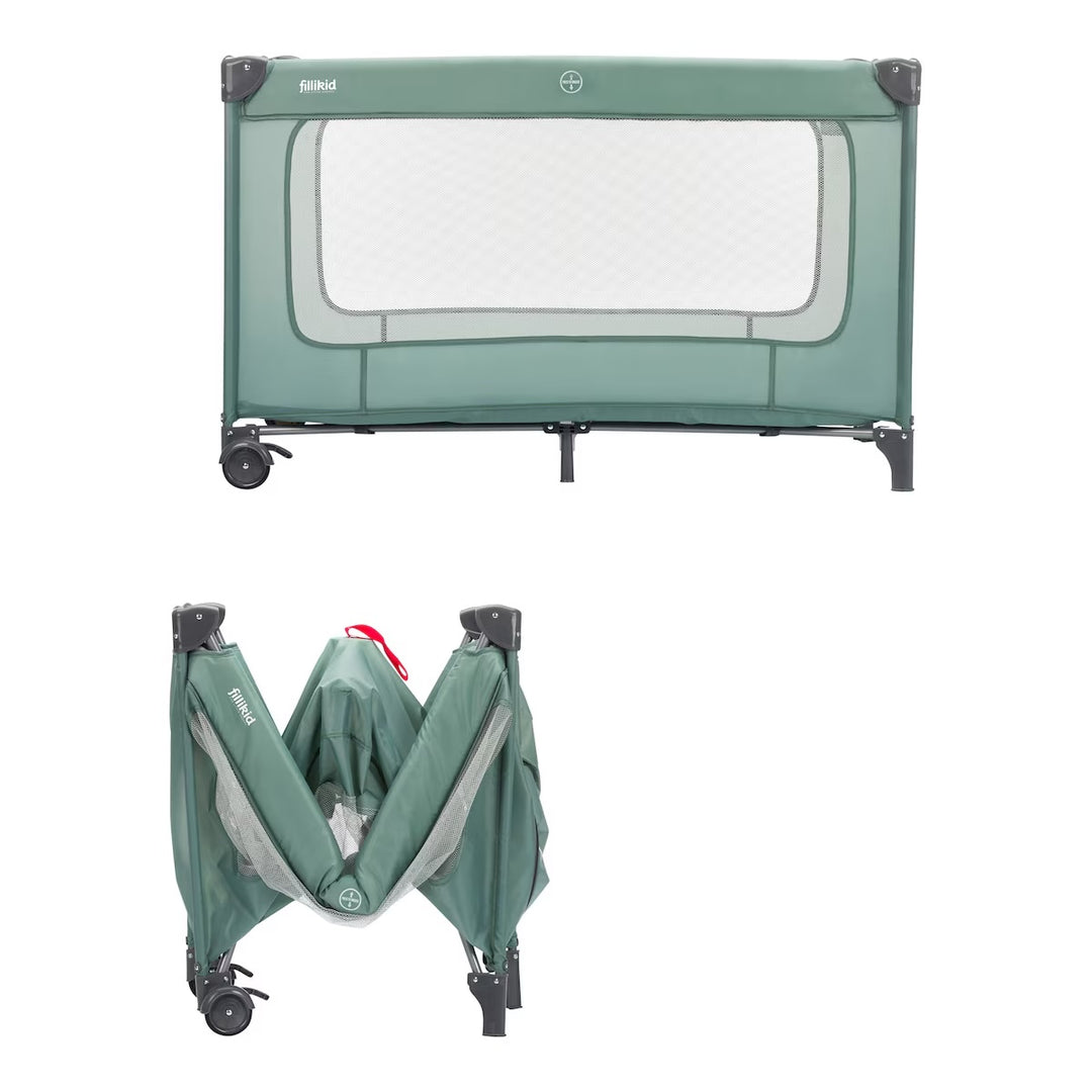 All-in-one travel cot (grey)