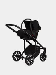 Anex eType Kinderwagen Adapter mit Maxi Cosi installiert