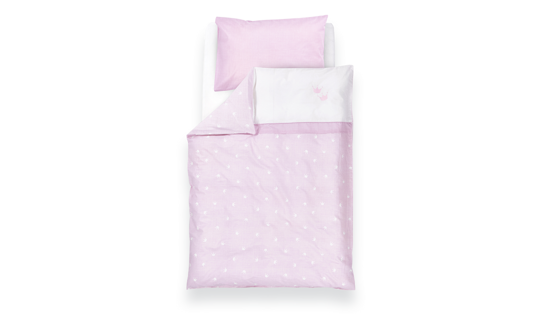 Bedding set (crown pink) 