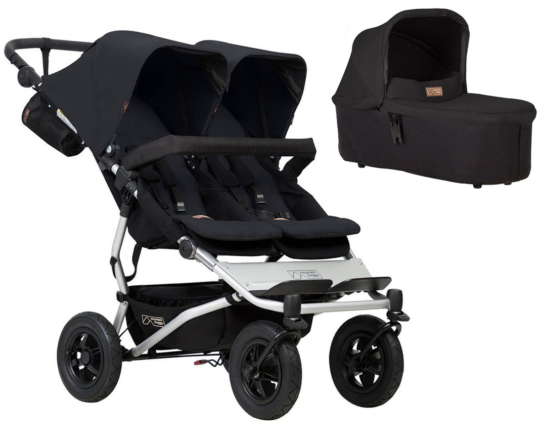 Mountain Buggy Duet inklusive Babywanne (black)