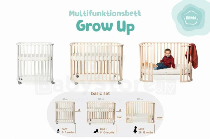 Grow Up crib (white) - exhibitor sales 