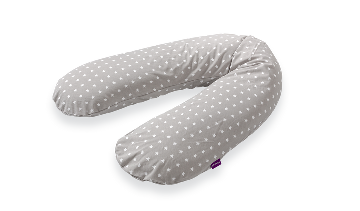 Nursing pillow elastane (gray with white stars)