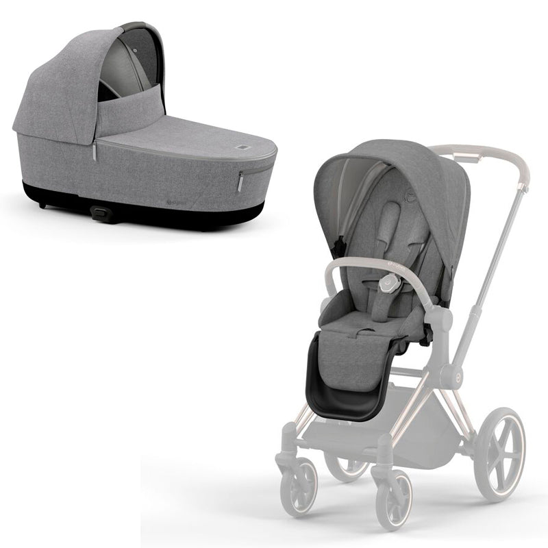 Cybex Priam Set CHROME / BRAUN (diverse Farben)