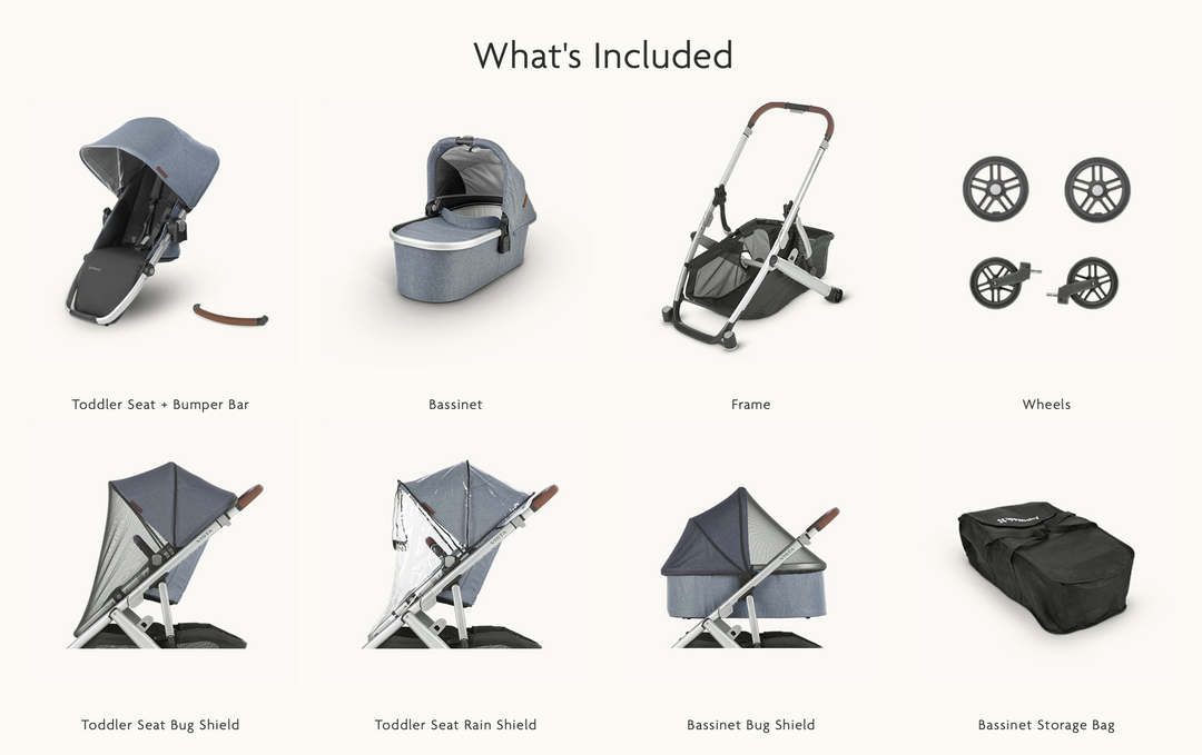 Uppababy Vista Set v2 (various colors)