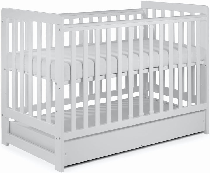 Relax 2-in-1 cot incl. drawer white (60x120cm) 
