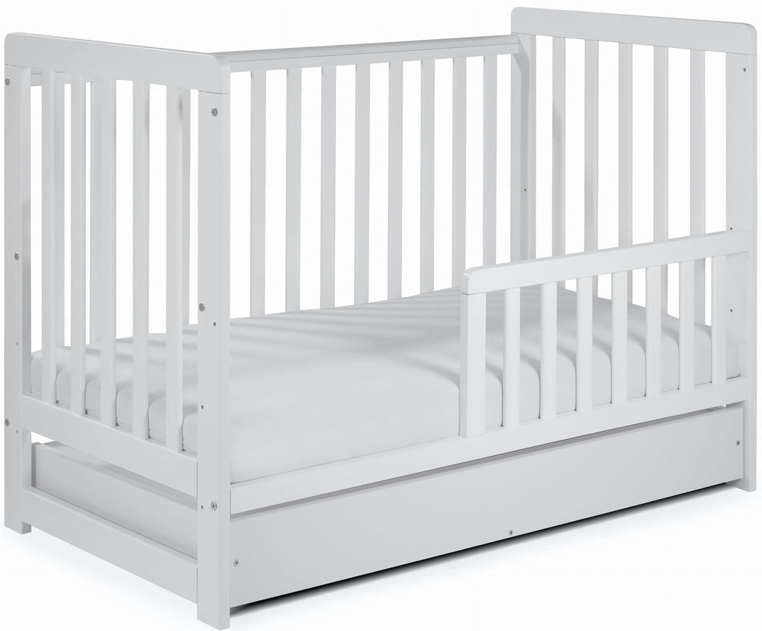 Relax 2-in-1 cot incl. drawer white (60x120cm) 