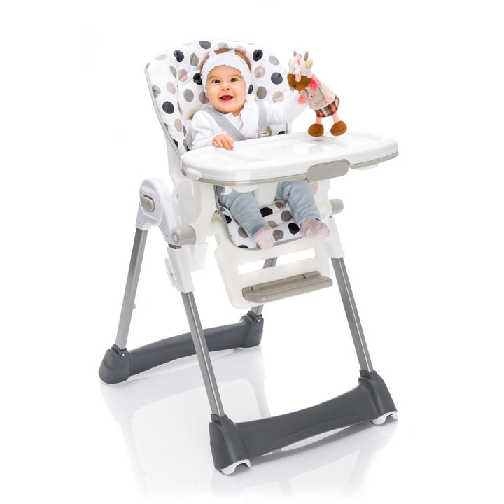 High chair Aron (dots beige)