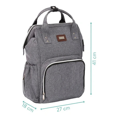 Fillikid changing backpack (gray melange)