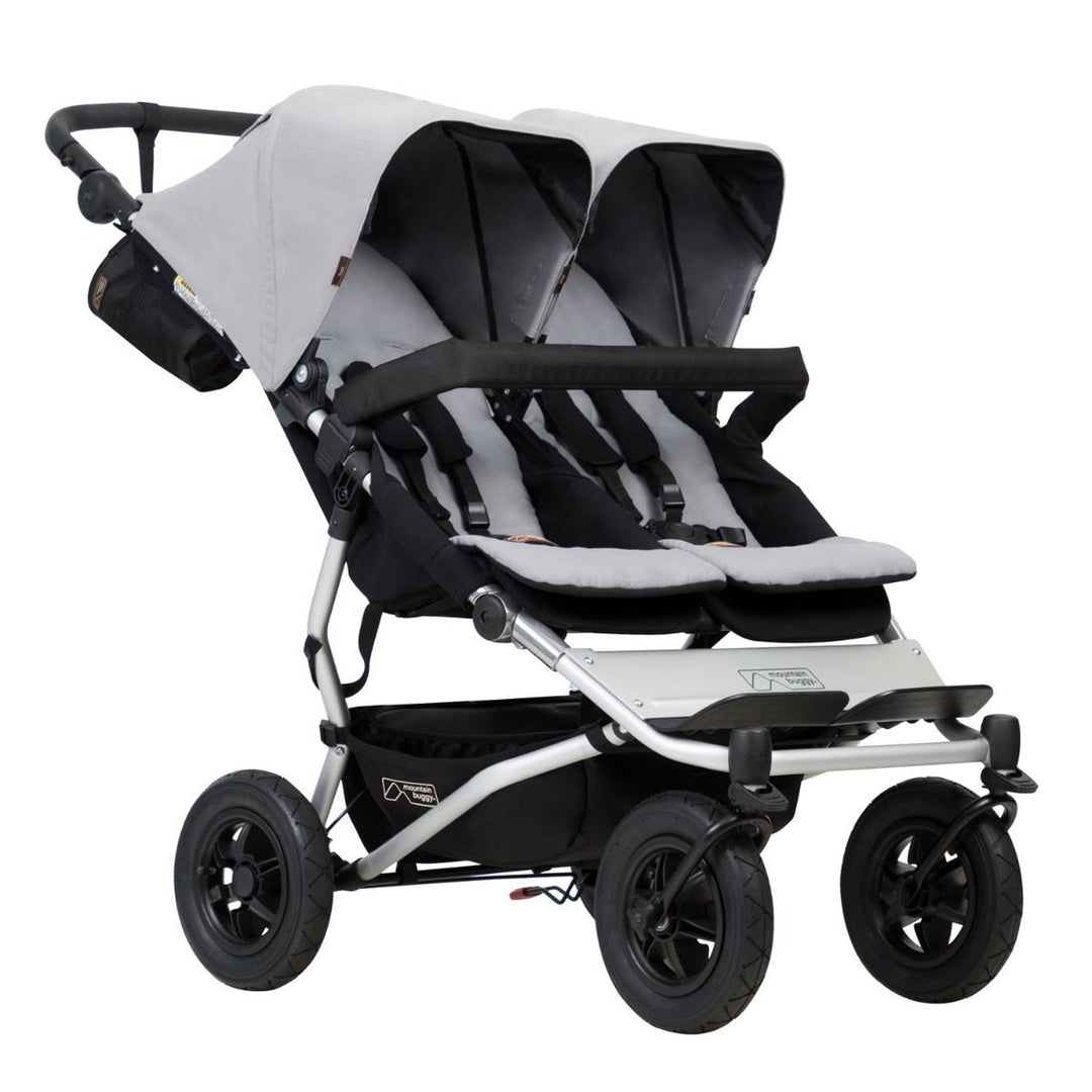 Mountain Buggy Duet including baby bath (silver)