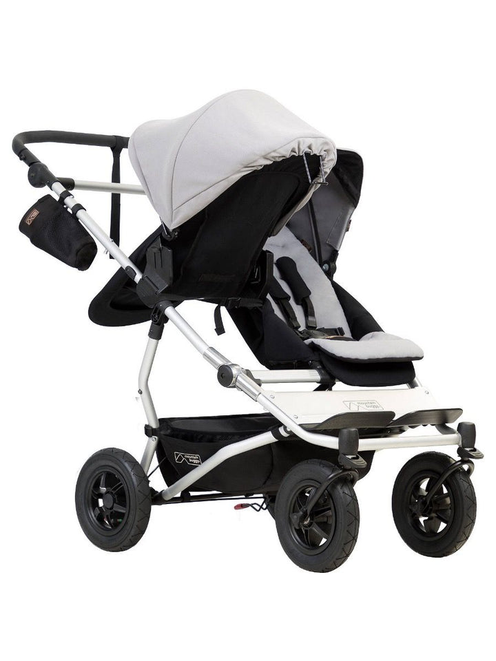 Mountain Buggy Duet including baby bath (silver)