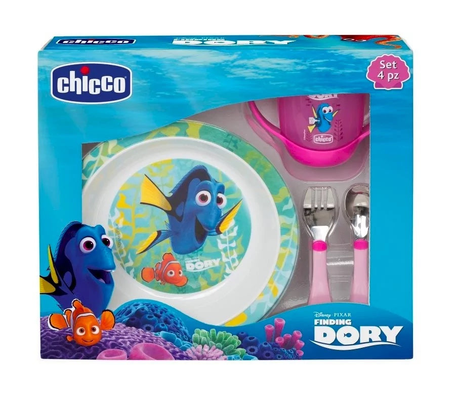 Chicco Mahlzeit-Set Dory (pink)